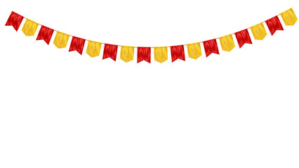 Bandeirinha de festa juinina isolada