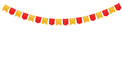 Bandeirinha de festa juinina isolada © Vitor