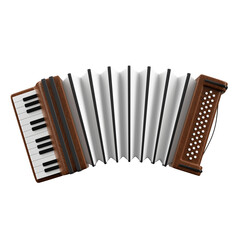 Acordeão de madeira para festa junina e são joão