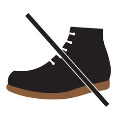No Shoe Icon