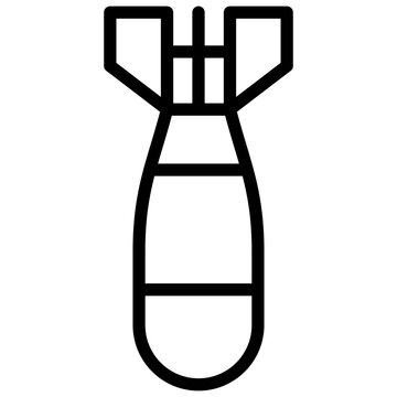 recommend clip art: bomb icon illustration design with outline