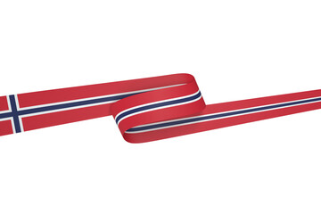 Norway flag element design national independence day banner png
