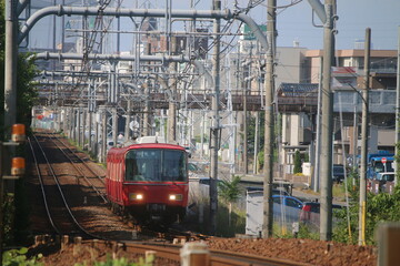 Naklejka premium 初夏の名鉄電車