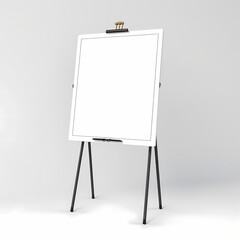 White Board On A White Background Illustration