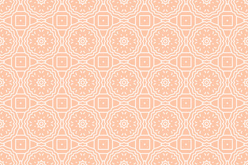 Vector illustration. pattern with geometric ornament, decorative border. design for print fabric. paper for scrapbook.