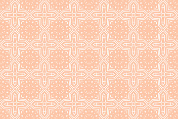 Vector illustration. pattern with geometric ornament, decorative border. design for print fabric. paper for scrapbook.