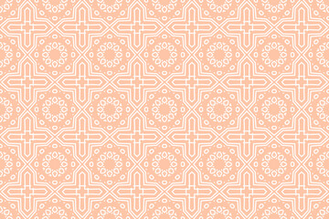 Vector illustration. pattern with geometric ornament, decorative border. design for print fabric. paper for scrapbook.