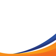 Obraz premium Modern Footer Shape