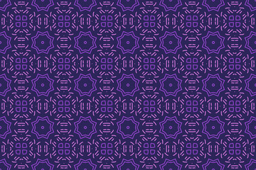 Fototapeta na wymiar Ethnic Pattern in Repeat and Seamless Style Vector