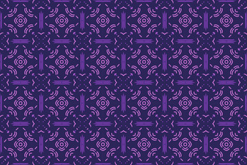 Ethnic Pattern in Repeat and Seamless Style Vector