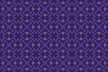 Obraz na płótnie Canvas Ethnic Pattern in Repeat and Seamless Style Vector