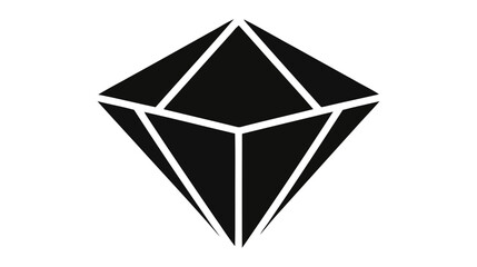 Vector brilliant, diamond line icon. linear style sign for mobile concept and web design