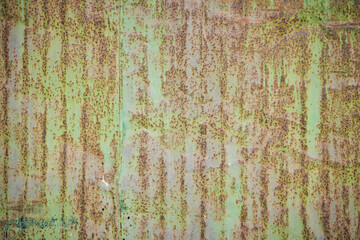 Old grunge rusty zinc wall for textured background
