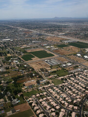 Obraz premium aerial view of Mesa, Arizona