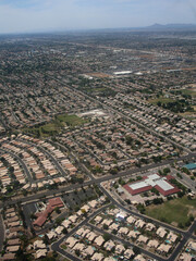 aerial view of Mesa, Arizona