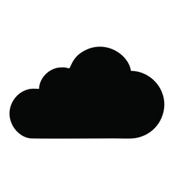 cloud computing icon on white background