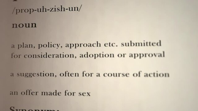 Proposition Definition