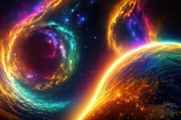 Obraz na płótnie Canvas Stellar Symphony: The Harmonious Dance of the Aurora Borealis - Generative AI 62