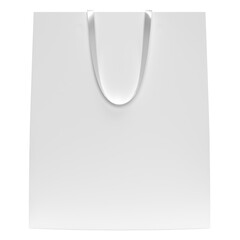 Shopping Bag Mockup for branding and corporate identity design. Shopping product packaging and rope handle for branding and corporate identity design template. 3d Rendering