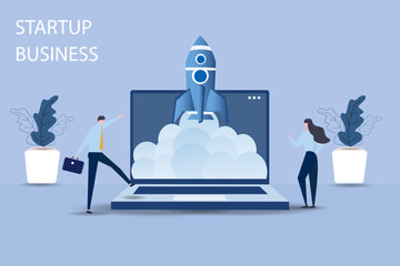 start a business start a new job or get ready for work Emphasis on intention and determination Motivated businessman preparing to start the race and ready to win the race.