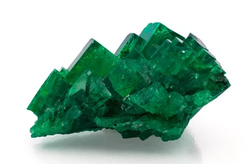 Rolgordijnen esmeraldas gigantes cristales gemas piedras preciosas emerald gemstone wtih colors stone and gem color green  © photoworld