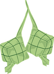Ketupat Eid Al-Adha Illustration