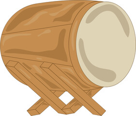 Mosque drum Eid Al-Adha Illustration