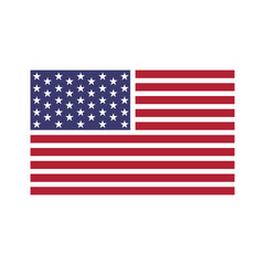 American flag logo concept design