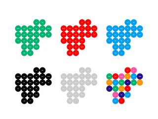 広島県　地図_デフォルメ④