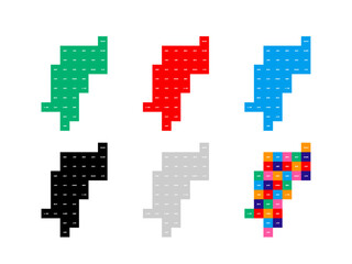 宮城県　地図_デフォルメ③