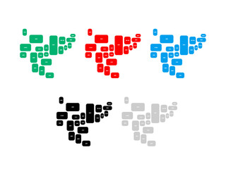 佐賀県　地図_デフォルメ⑧