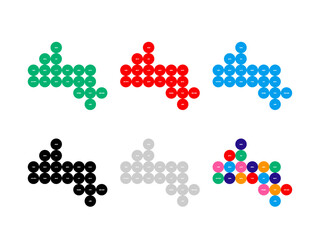 山口県　地図_デフォルメ④