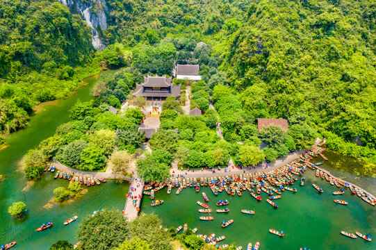 Trang An Scenic Landscape Complex is a World Cultural and Natural Heritage site in Viet Nam