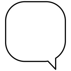 Naklejka premium 작은 말풍선