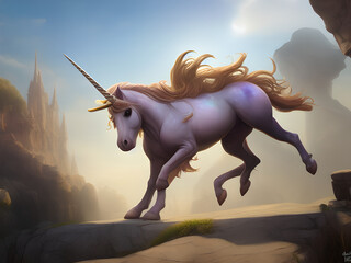 Obraz na płótnie Canvas magic unicorn