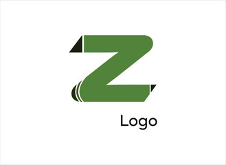 simple letter Z logo template vector set., with 3 colors combination.
