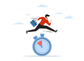 The sense of urgency, the reaction to priority tasks, the quick response attitude to get the job done as quickly as possible now, the entrepreneur is quick to run and jump past the countdown clock.