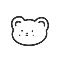 cute animals doodle on transparent background 