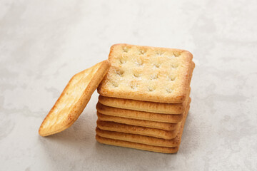 Sugar coated biscuits, also known as malkist, sweet and crispy. 
