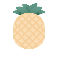 tropical fruits for decoration on transparent background png file
