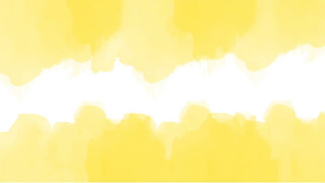 Abstract yellow watercolor background.Hand painted watercolor. vector © BoszyArtis