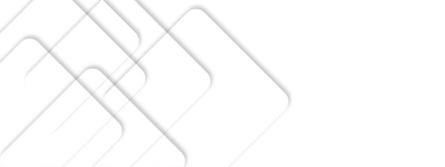 White and gray modern geometric square abstract graphic design banner pattern background. You can use for wallpaper, banner, poster, template and many more.
