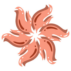 Abstract design flat element illustration. Perfect for icons, logos, photo elements, posters, banners, stickers