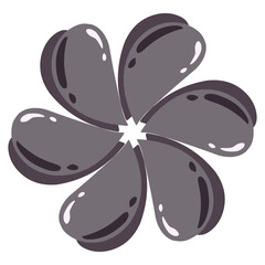 Abstract design flat element illustration. Perfect for icons, logos, photo elements, posters, banners, stickers