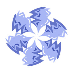 Abstract design flat element illustration. Perfect for icons, logos, photo elements, posters, banners, stickers