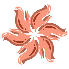 Fototapeta premium Abstract design flat element illustration