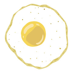 Sunny side up illustration. Perfect for food themed icons, logos, photo elements, posters, banners, stickers