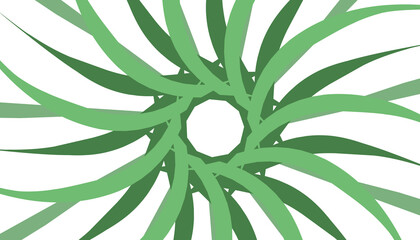 Illustration of an abstract background in shades of green