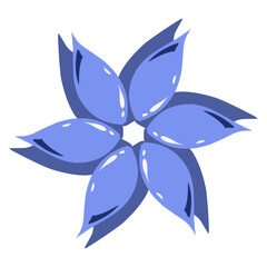 Abstract design flat element illustration. Perfect for icons, logos, photo elements, posters, banners, stickers