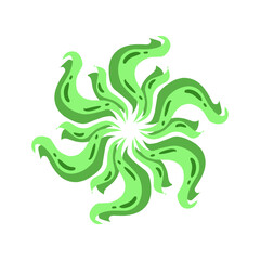 Abstract design flat element illustration. Perfect for icons, logos, photo elements, posters, banners, stickers